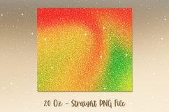Christmas Ombre Glitter Tumbler Design PNG 103 Product Image 2