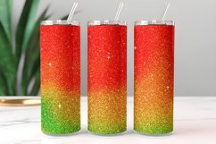 Christmas Ombre Glitter Tumbler Design PNG 104 Product Image 1