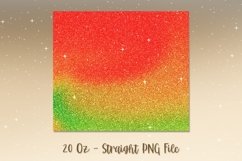 Christmas Ombre Glitter Tumbler Design PNG 104 Product Image 2