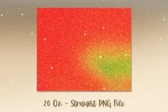 Christmas Ombre Glitter Tumbler Design PNG 105 Product Image 2
