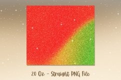 Christmas Ombre Glitter Tumbler Design PNG 106 Product Image 2