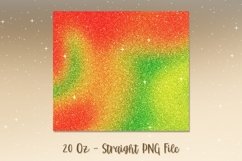 Christmas Ombre Glitter Tumbler Design PNG 108 Product Image 2