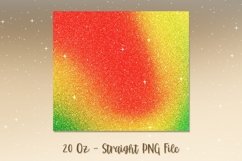 Christmas Ombre Glitter Tumbler Design PNG 111 Product Image 2
