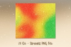 Christmas Ombre Glitter Tumbler Design PNG 118 Product Image 2