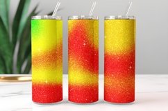 Christmas Ombre Glitter Tumbler Design PNG 150 Product Image 1
