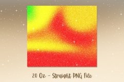 Christmas Ombre Glitter Tumbler Design PNG 150 Product Image 2