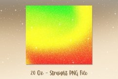 Christmas Ombre Glitter Tumbler Design PNG 144 Product Image 2