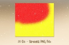 Christmas Ombre Glitter Tumbler Design PNG 154 Product Image 2