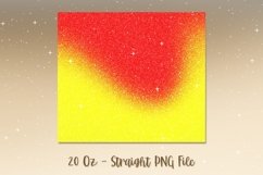 Christmas Ombre Glitter Tumbler Design PNG 161 Product Image 2