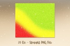 Christmas Ombre Glitter Tumbler Design PNG 171 Product Image 2