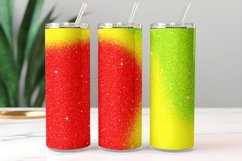 Christmas Ombre Glitter Tumbler Design PNG 173 Product Image 1