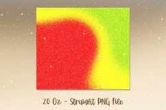 Christmas Ombre Glitter Tumbler Design PNG 173 Product Image 2