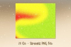 Christmas Ombre Glitter Tumbler Design PNG 174 Product Image 2