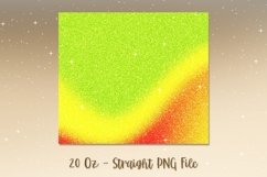 Christmas Ombre Glitter Tumbler Design PNG 176 Product Image 2