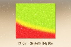 Christmas Ombre Glitter Tumbler Design PNG 177 Product Image 2