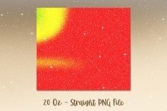 Christmas Ombre Glitter Tumbler Design PNG 190 Product Image 2