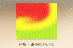 Christmas Ombre Glitter Tumbler Design PNG 194 Product Image 2