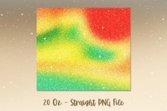 Christmas Ombre Glitter Tumbler Design PNG 40 Product Image 2