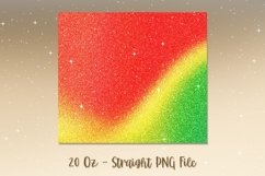 Christmas Ombre Glitter Tumbler Design PNG 36 Product Image 2