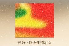 Christmas Ombre Glitter Tumbler Design PNG 50 Product Image 2