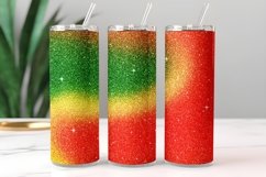 Christmas Ombre Glitter Tumbler Design PNG 44 Product Image 1