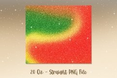 Christmas Ombre Glitter Tumbler Design PNG 44 Product Image 2