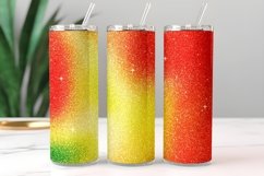 Christmas Ombre Glitter Tumbler Design PNG 48 Product Image 1