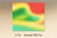 Christmas Ombre Glitter Tumbler Design PNG 60 Product Image 2