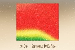 Christmas Ombre Glitter Tumbler Design PNG 52 Product Image 2