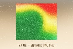Christmas Ombre Glitter Tumbler Design PNG 53 Product Image 2