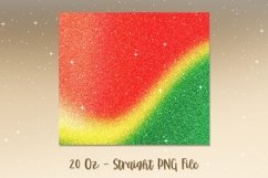 Christmas Ombre Glitter Tumbler Design PNG 56 Product Image 2