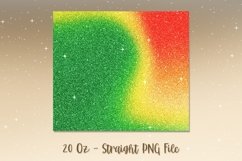 Christmas Ombre Glitter Tumbler Design PNG 63 Product Image 2