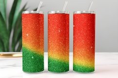 Christmas Ombre Glitter Tumbler Design PNG 67 Product Image 1