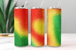 Christmas Ombre Glitter Tumbler Design PNG 69 Product Image 1