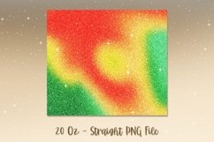 Christmas Ombre Glitter Tumbler Design PNG 69 Product Image 2