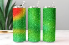Christmas Ombre Glitter Tumbler Design PNG 80 Product Image 1