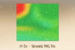 Christmas Ombre Glitter Tumbler Design PNG 80 Product Image 2