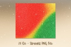 Christmas Ombre Glitter Tumbler Design PNG 76 Product Image 2