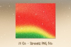 Christmas Ombre Glitter Tumbler Design PNG 82 Product Image 2