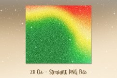 Christmas Ombre Glitter Tumbler Design PNG 83 Product Image 2