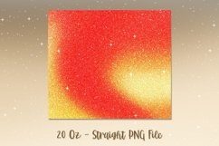 Christmas Ombre Glitter Tumbler Design PNG 85 Product Image 2