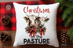 Christmas On The Pasture PNG | Christmas Sublimation Product Image 1