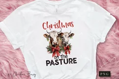 Christmas On The Pasture PNG | Christmas Sublimation Product Image 2
