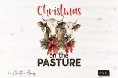 Christmas On The Pasture PNG | Christmas Sublimation Product Image 3