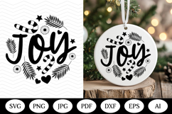 Christmas Ornaments SVG Bundle, christmas round illustration Product Image 3