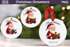 Christmas Book Ornament | Personalised Christmas Ornament Product Image 1