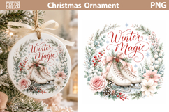Winter Magic Ice Skates | Christmas Ornament Product Image 1