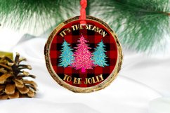 It&#039;s Season to Be Jolly I Christmas Ornament Sublimation Product Image 2