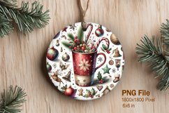 Christmas Ornament Santa Snow Tree Decorate Sublimation_3 Product Image 1