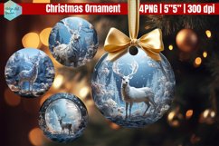 3D Christmas Ornaments PNG Product Image 1